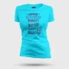 Naanum Valikkaatha Maathiri Evlo Neram Thaan Nadikkirathu Women's T-Shirt in SkyBlue Color