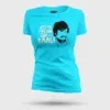 Ketta Payyan Sir Indha Kaali Women's T-Shirt in SkyBlue Color
