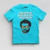 Ungoppan Whistle Ah Kaetavan Boys Round Neck T-Shirt in SkyBlue Color