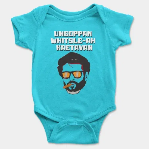 Ungoppan whistle ah kaetavan onesie/romper in skyblue color