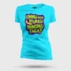Onnu Inga Irukku, Innonu Enga Women's T-Shirt in SkyBlue Color
