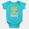 Somebody Kuthing Iam Kathing Onesie/Romper in SkyBlue Color