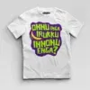 Onnu Inga Irukku, Innonu Enga Boys Round Neck T-Shirt in White Color