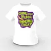 Onnu Inga Irukku, Innonu Enga Girls Round Neck T-Shirt in White Color