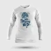 Nalu English Paper Meinjittu Vandhu Film Kattriya Nee Men/Unisex Long Sleeve T-Shirt in White Color