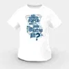 Nalu English Paper Meinjittu Vandhu Film Kattriya Nee Girls Round Neck T-Shirt in White Color