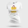 Yaar Ange Yaarada Ange Women's T-Shirt in White Color