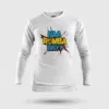 Naa Romba Bisyy Men/Unisex Long Sleeve T-Shirt in White Color