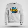 Naa Romba Bisyy Men/Unisex Sweatshirt in White Color