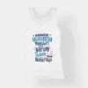 Naanum Valikkaatha Maathiri Evlo Neram Thaan Nadikkirathu Women's Tank Top in White Color