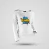 Naa Romba Bisyy Women's Long Sleeve T-Shirt in White Color