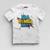 Naa Romba Bisyy Boys Round Neck T-Shirt in White Color