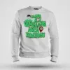 Naanga Adi Vangadha Area Ve Kedayadhu Men/Unisex Sweatshirt in White Color