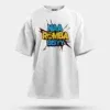 Naa Romba Bisyy Men/Unisex Oversized T-Shirt in White Color