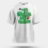 Naanga Adi Vangadha Area Ve Kedayadhu Men/Unisex Oversized T-Shirt in White Color