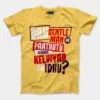 Oru Gentleman Ah Paathuthu Kekkara Kelviyaa Da Idhu Men/Unisex T-Shirt in Yellow Color