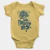 Nalu English Paper Meinjittu Vandhu Film Kattriya Nee Onesie/Romper in Yellow Color
