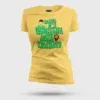 Naanga Adi Vangadha Area Ve Kedayadhu Women's T-Shirt in Yellow Color