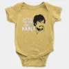 Ketta Payyan Sir Indha Kaali Onesie/Romper in Yellow Color