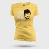 Ketta Payyan Sir Indha Kaali Women's T-Shirt in Yellow Color