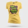 Onnu Inga Irukku, Innonu Enga Women's T-Shirt in Yellow Color