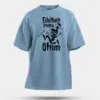 Eduthen Paaru Ottam Men/Unisex Oversized T-Shirt in Baby Blue Color