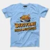 Biriyani Dhan Mukiyam Men/Unisex T-Shirt in Baby Blue Color