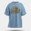 Biriyani Dhan Mukiyam Men/Unisex Oversized T-Shirt in Baby Blue Color