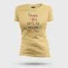 Naan 7Th Pass Na, Neenge Sslc Fail Women's T-Shirt in Beige Color