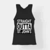 Straight Outta St. Johns Women's Tank Top in Black Color