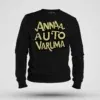 Anna Auto Varuma Men/Unisex Sweatshirt in Black Color