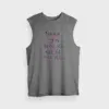 Naan 7Th Pass Na, Neenge Sslc Fail Men/Unisex Tank Top in Charcoal Melange Color