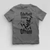 Eduthen Paaru Ottam Boys Round Neck T-Shirt in Charcoal Melange Color