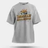 Biriyani Dhan Mukiyam Men/Unisex Oversized T-Shirt in Grey Melange Color