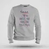 Naan 7Th Pass Na, Neenge Sslc Fail Men/Unisex Sweatshirt in Grey Melange Color
