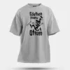 Eduthen Paaru Ottam Men/Unisex Oversized T-Shirt in Grey Melange Color