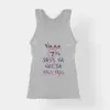 Naan 7Th Pass Na, Neenge Sslc Fail Women's Tank Top in Grey Melange Color