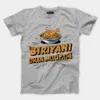 Biriyani Dhan Mukiyam Men/Unisex T-Shirt in Grey Melange Color