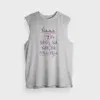 Naan 7Th Pass Na, Neenge Sslc Fail Men/Unisex Tank Top in Grey Melange Color