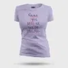 Naan 7Th Pass Na, Neenge Sslc Fail Women's T-Shirt in Lavender Color
