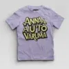 Anna Auto Varuma Boys Round Neck T-Shirt in Lavender Color