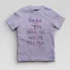 Naan 7Th Pass Na, Neenge Sslc Fail Boys Round Neck T-Shirt in Lavender Color