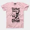 Eduthen Paaru Ottam Men/Unisex T-Shirt in Light Baby Pink Color