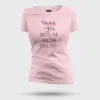Naan 7Th Pass Na, Neenge Sslc Fail Women's T-Shirt in Light Baby Pink Color