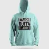Straight Outta St. Johns Men/Unisex Hoodie in Mint Color