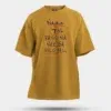Naan 7Th Pass Na, Neenge Sslc Fail Men/Unisex Oversized T-Shirt in Mustard Yellow Color