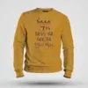 Naan 7Th Pass Na, Neenge Sslc Fail Men/Unisex Sweatshirt in Mustard Yellow Color