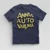 Anna Auto Varuma Boys Round Neck T-Shirt in Navy Blue Color