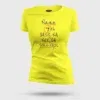 Naan 7Th Pass Na, Neenge Sslc Fail Women's T-Shirt in New Yellow Color