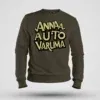 Anna Auto Varuma Men/Unisex Sweatshirt in Olive Green Color